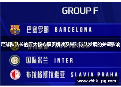 足球队队长的五大核心职责解读及其对球队发展的关键影响